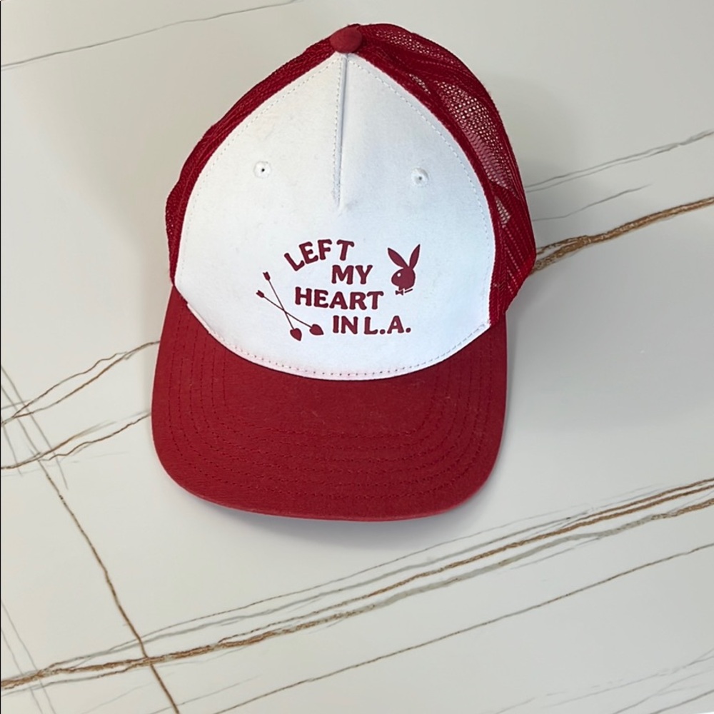 playboy trucker hat